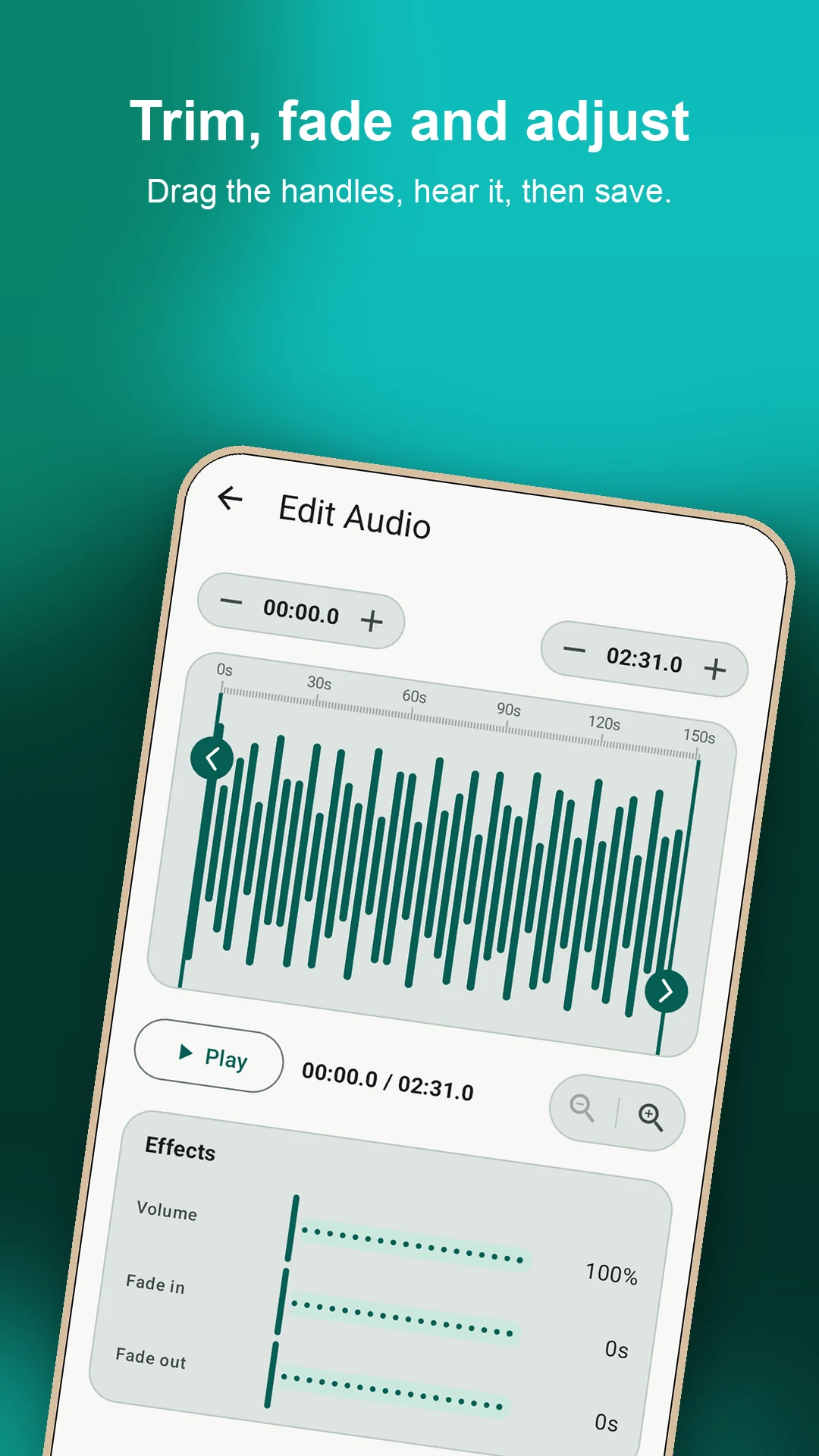 Voice Saver & Audio Editor screenshot